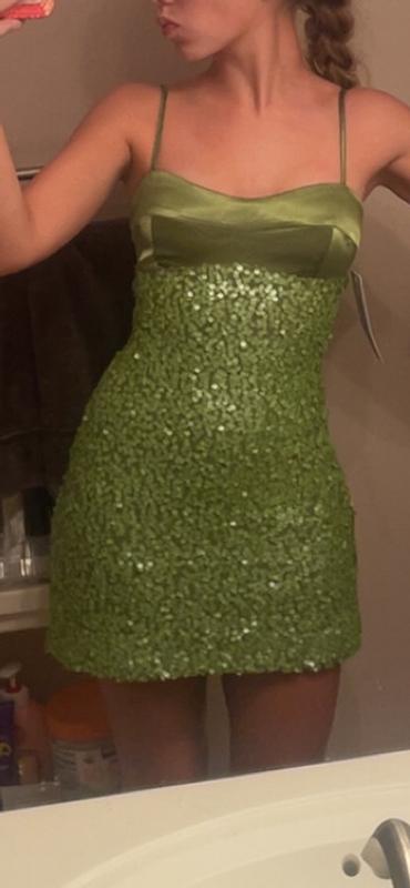 Customer photo for "The sequins are definitely the"