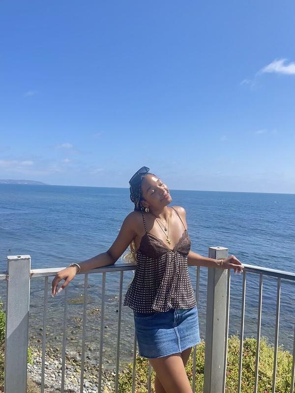 Customer photo for "Super cute top! I originally"