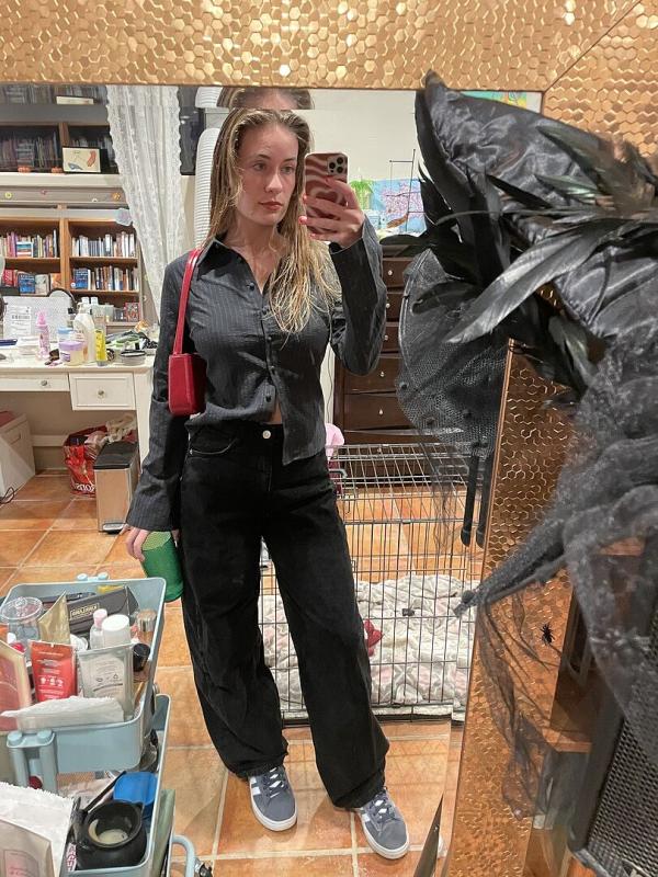 Customer photo for "Cute but not stretchy & runs small"