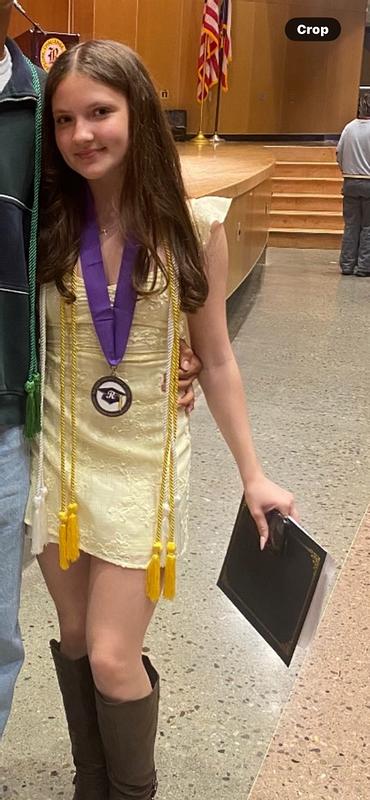 Customer photo for "This dress is so so"