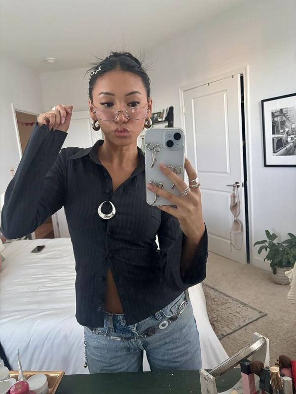 Customer photo for "What a cute top! Wore"