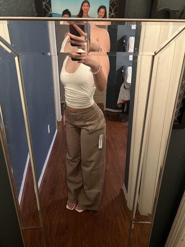 Customer photo for "The pants run a little"