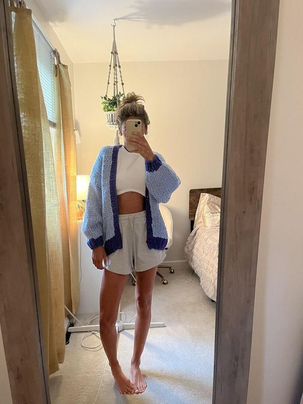 Customer photo for "So comfy and perfectly oversized,"