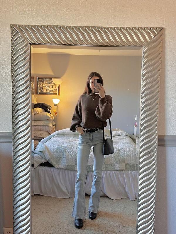 Customer photo for "This sweater is super comfy"