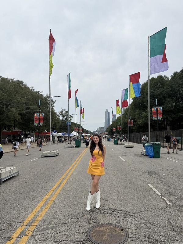 Customer photo for "I wore this to Lolla"