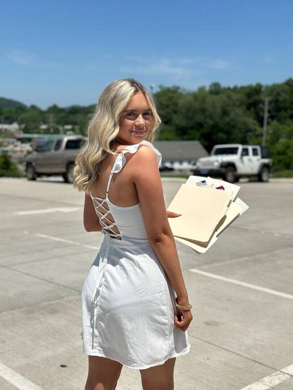 Customer photo for "It’s a beautiful dress no"