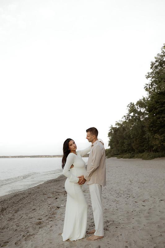 Customer photo for "Wore this for my maternity"