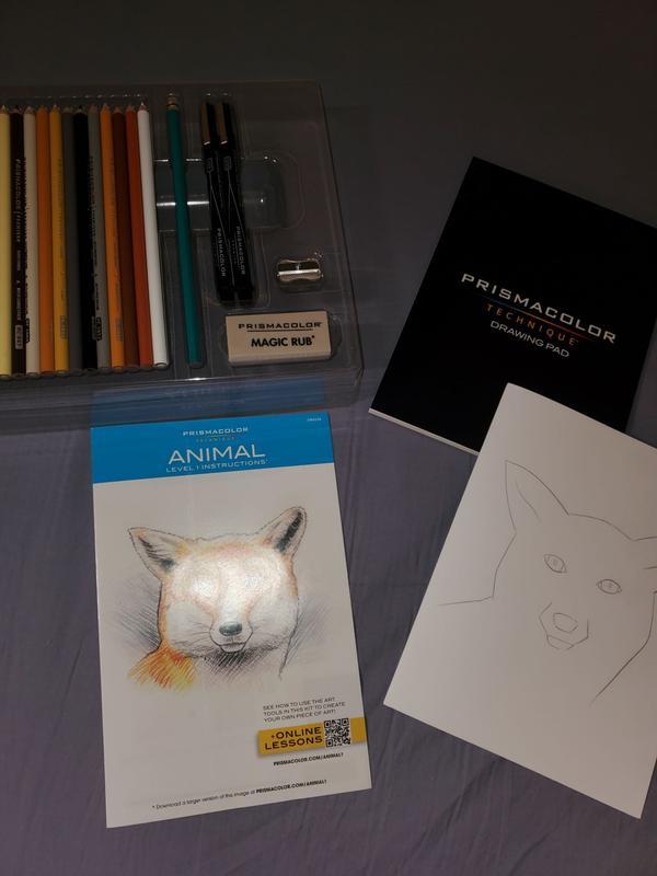 Prismacolor Technique, Art Supplies and Digital Art Lessons, Animal  Drawings Set, Level 3, How to Draw Animals with Colored Pencils, and More