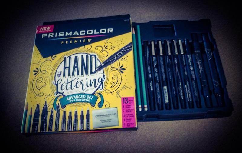 Prismacolor Hand Lettering Set - Brush, 13-Piece Set