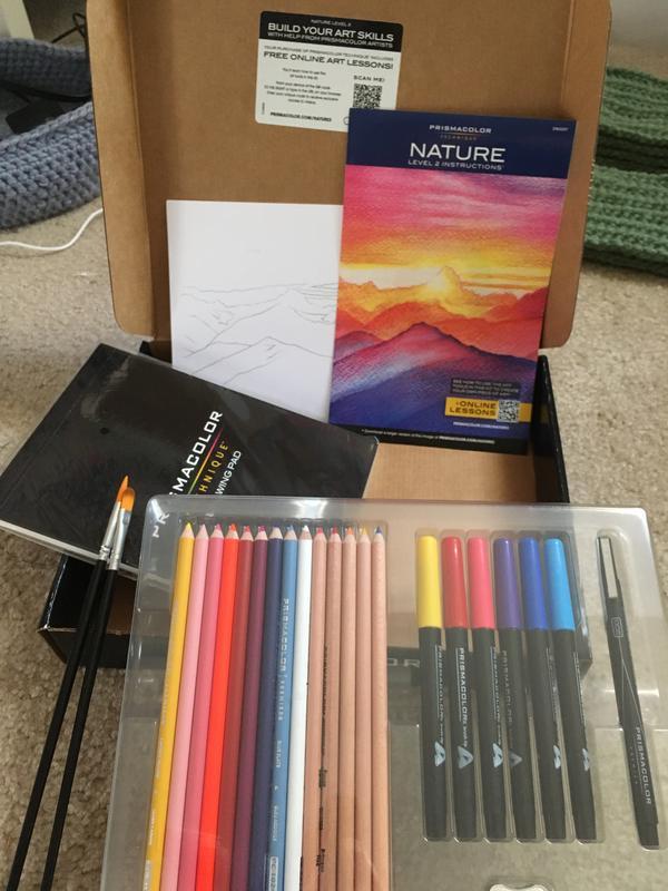 Prismacolor Technique, Art Supplies and Digital Art Lessons, Landscape  Drawing Set, 25 Count, Adult 
