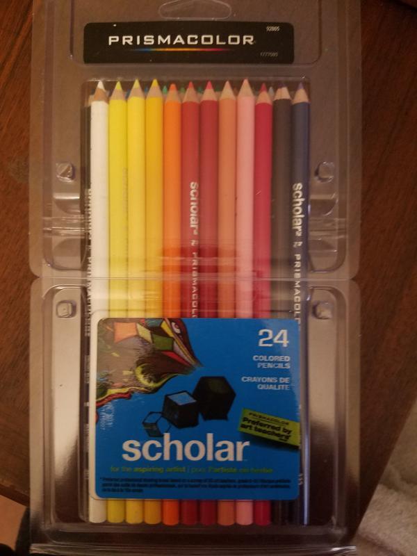 Prismacolor Scholar Colored Pencil Set, 24-Colors