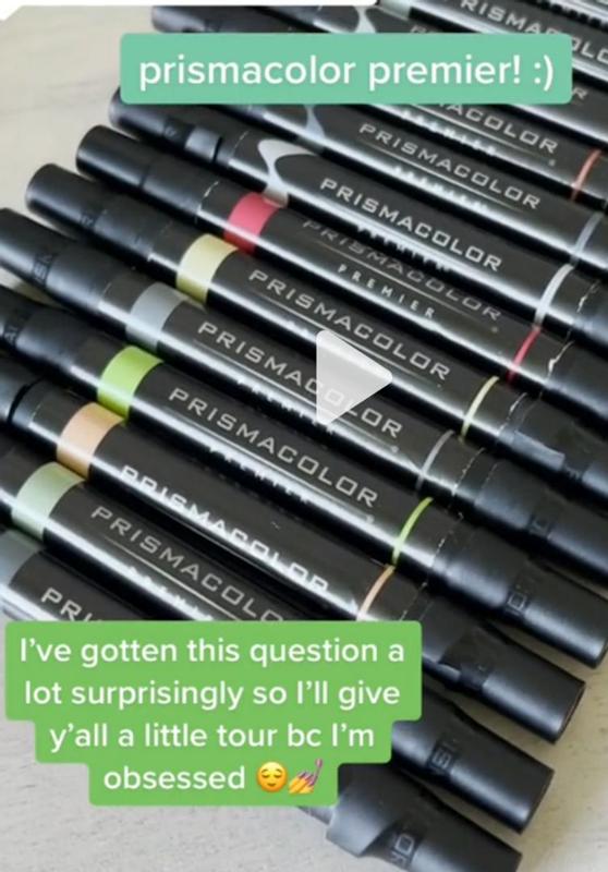 Prismacolor Premier Dual Ended Non-Toxic Art Markers, Chisel/Fine