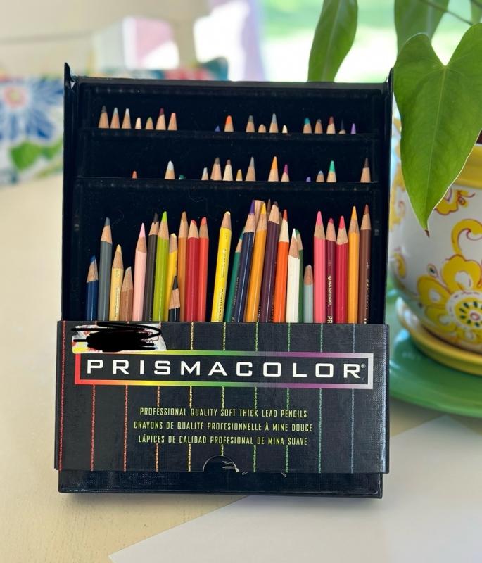 Moore Premium Art Color Pencils Set Of 48 Pcs Pre-Sharpened Vibrant Colors For Adults And Kids, (made In Germany) In A Canvas Roll Up Case