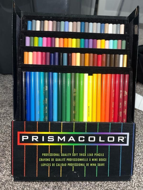 Prismacolor Premiere 120 Colored Pencils Smooth, Rich Color store Laydown