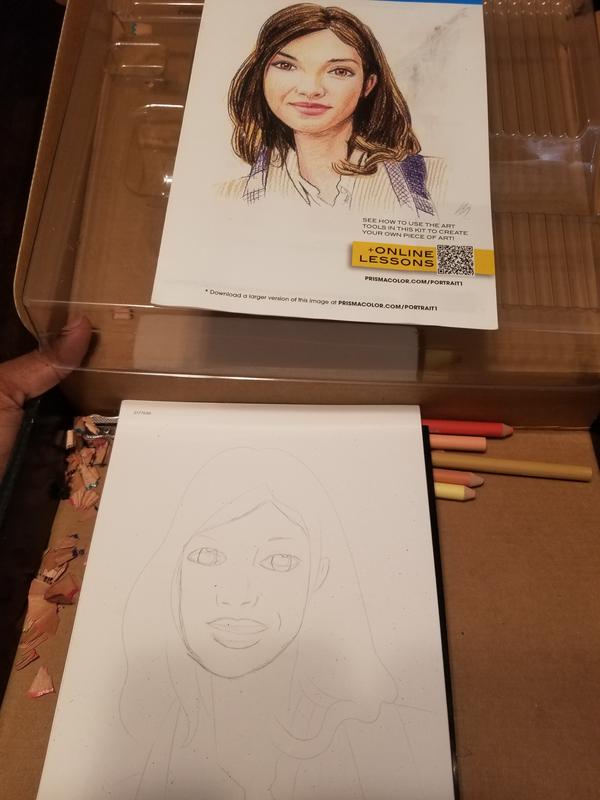 Prismacolor Portrait Sketching Kit