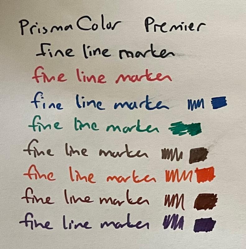 Prismacolor® Premier® Fine Line 05 Marker Set, 8 Count