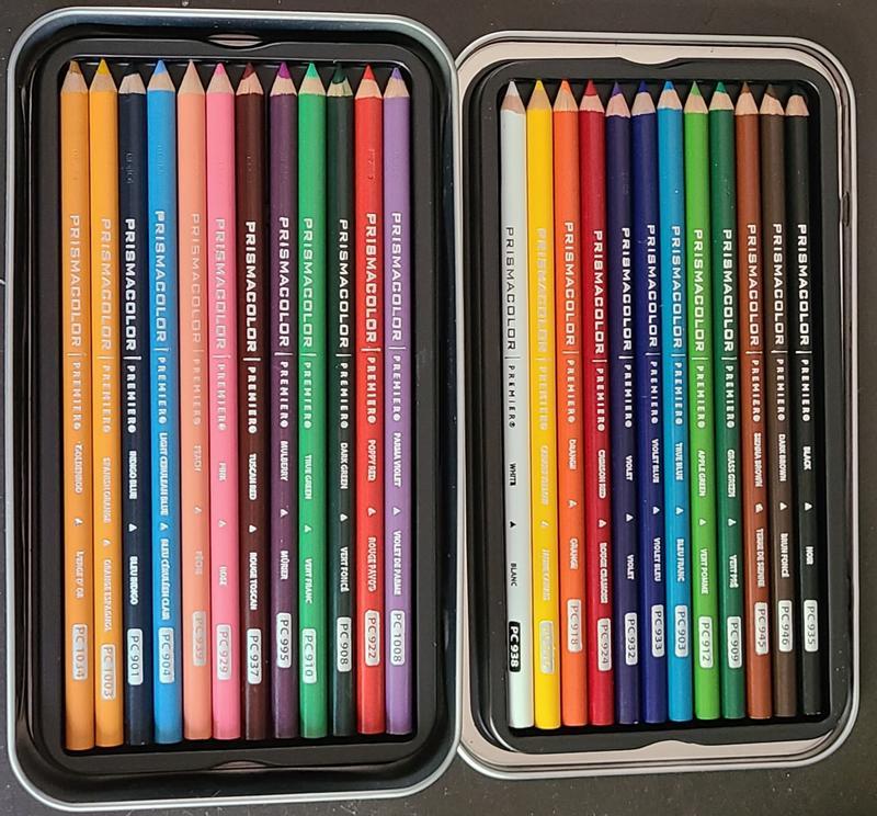 Prismacolor Colored Pencils,Botanical Garden Set of 12 pencils, Soft  core,New
