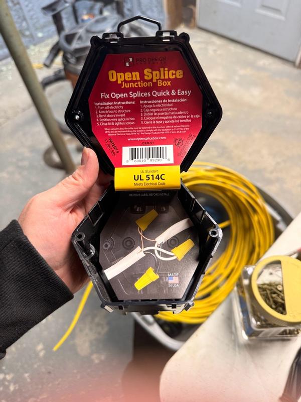 Pro Design Products Plastic New Work/Old Work Enclosure Electrical Box ...