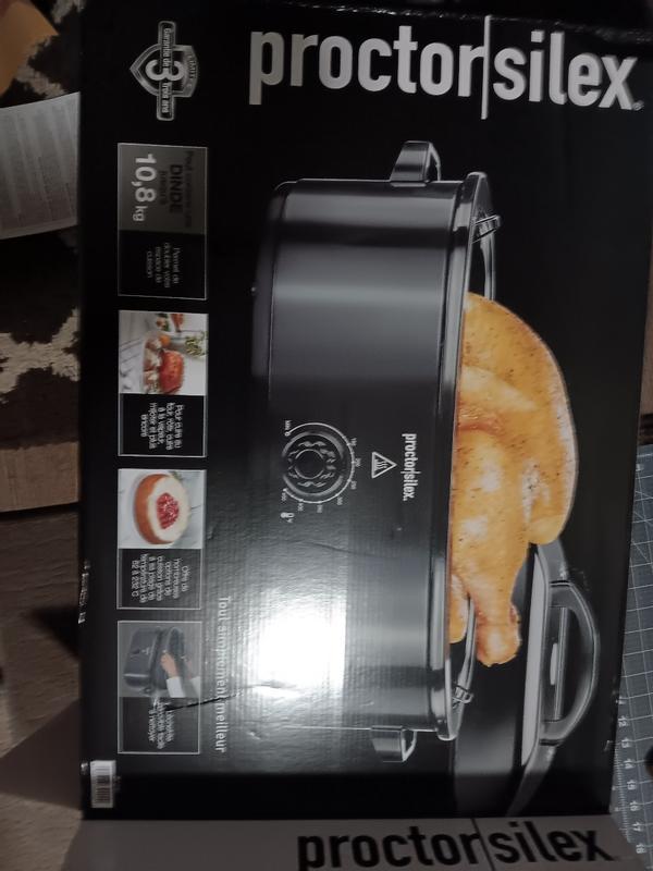 Proctor Silex 18 qt. Black Roaster Oven