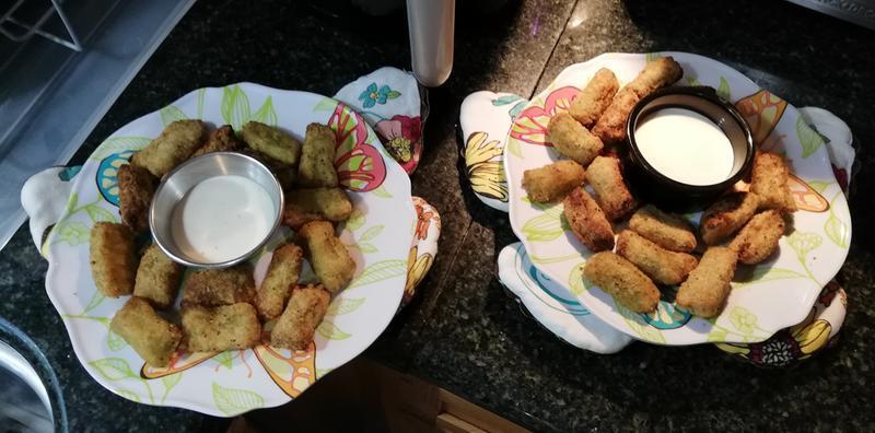 Final product and they were so perfect and crispy!!