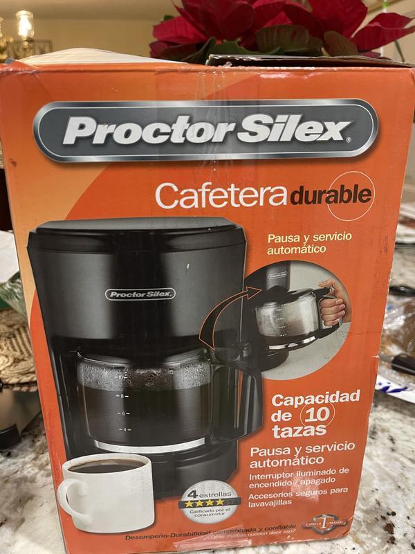 Proctor Silex 10-Cup Black Coffee Maker 48351PS - The Home Depot