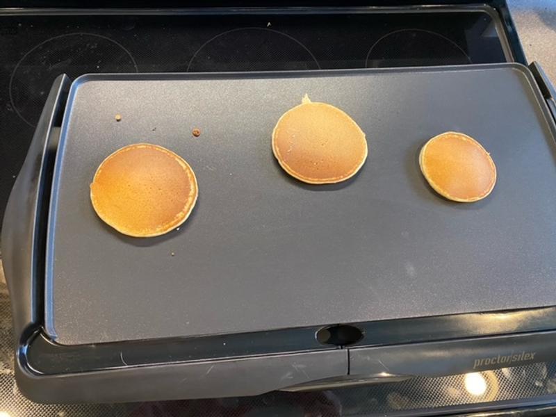Nice even cook on the pancakes!