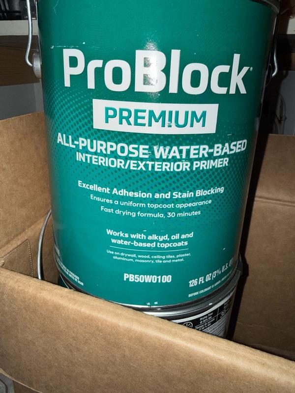 ProBlock All Purpose Premium Interior/Exterior High hiding Water-based ...