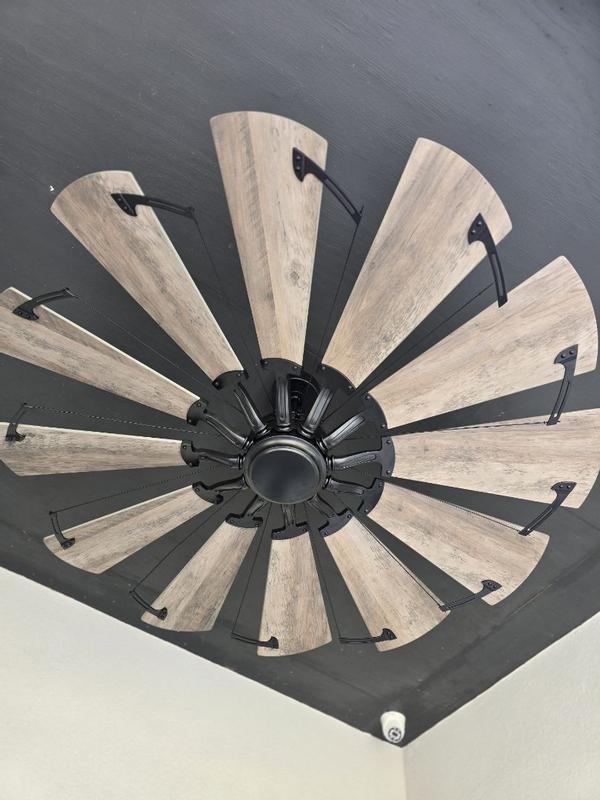 Progress Lighting Springer 60-in Matte Black with Rustic Charcoal ...