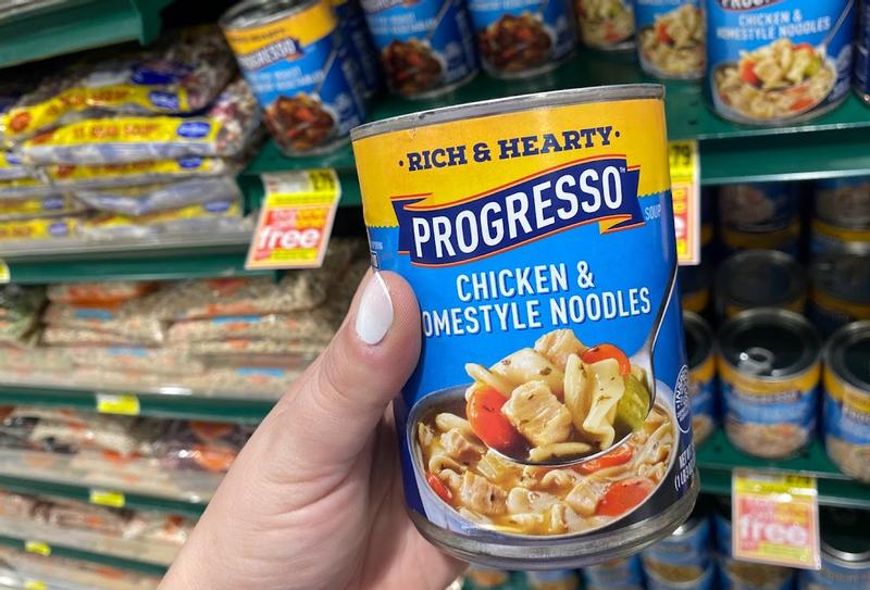 Progresso Rich & Hearty Chicken & Homestyle Noodle Canned Soup, 19 oz. | Meijer