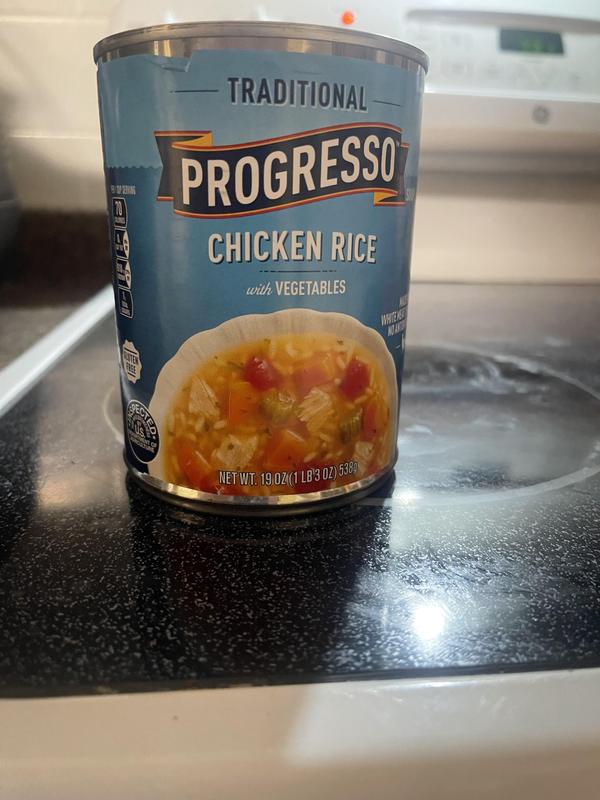 Progresso Traditional, Chicken Rice with Vegetables Canned Soup, 19 oz.