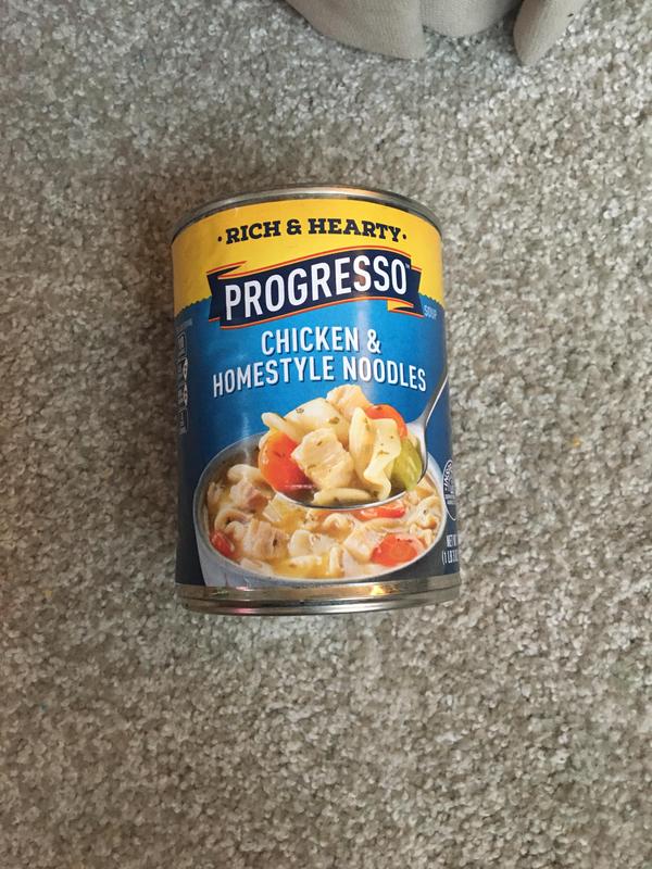 Progresso Rich & Hearty Chicken & Homestyle Noodle Canned Soup, 19 oz.