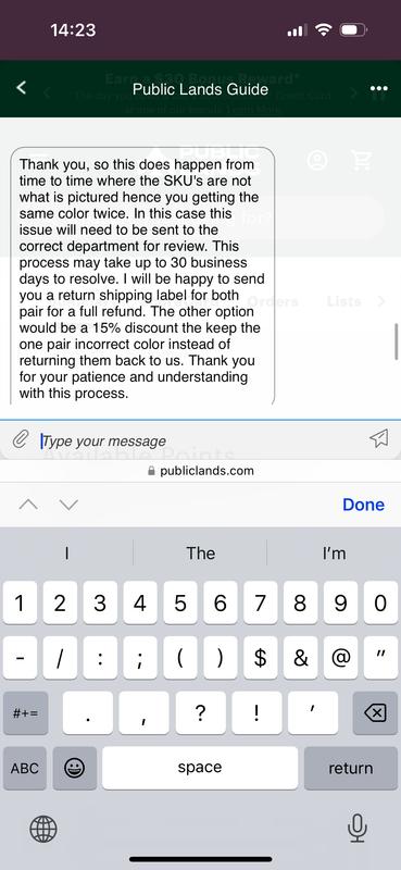 Photo submitted with review of product