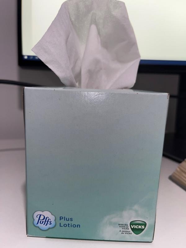 Puffs Plus Lotion with the Scent of Vick's Facial Tissues