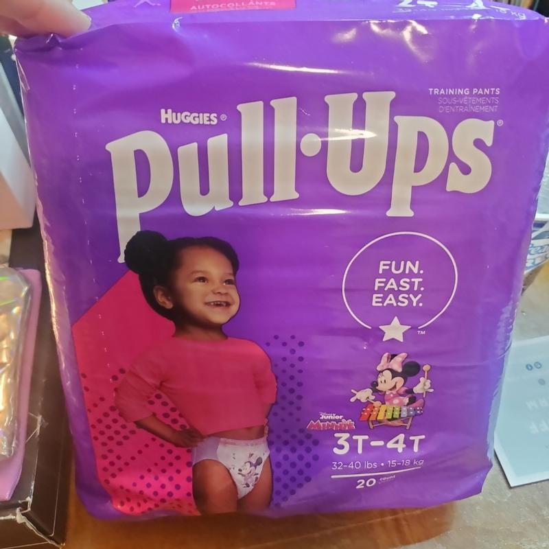 Pull-Ups Girls Potty Training Pants - 3T-4T/32-40 lbs - 66 Count