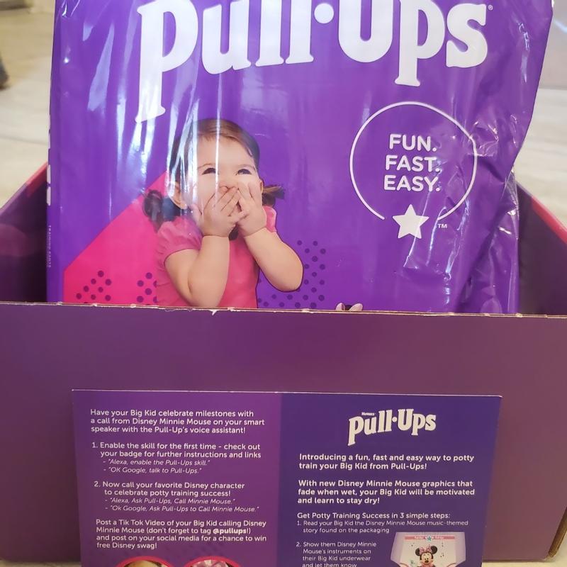 Huggies Pull-Ups Training Pants Learning Designs 2T-3T Girls Jumbo Pack  25CT