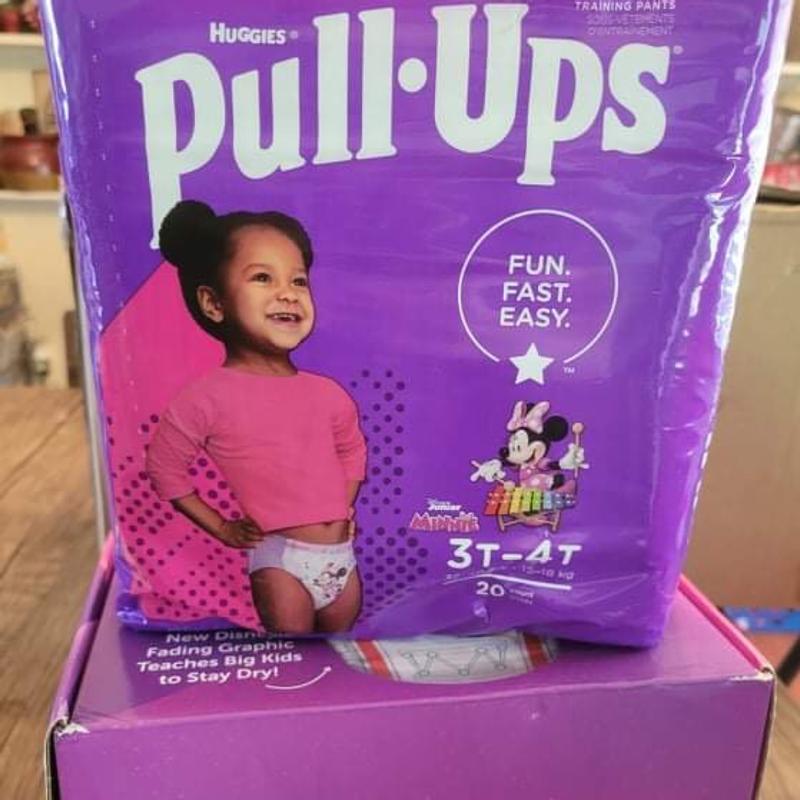 Pull Ups Girls' Potty Training Pants Size 5, 3T-4T, 66 Ct