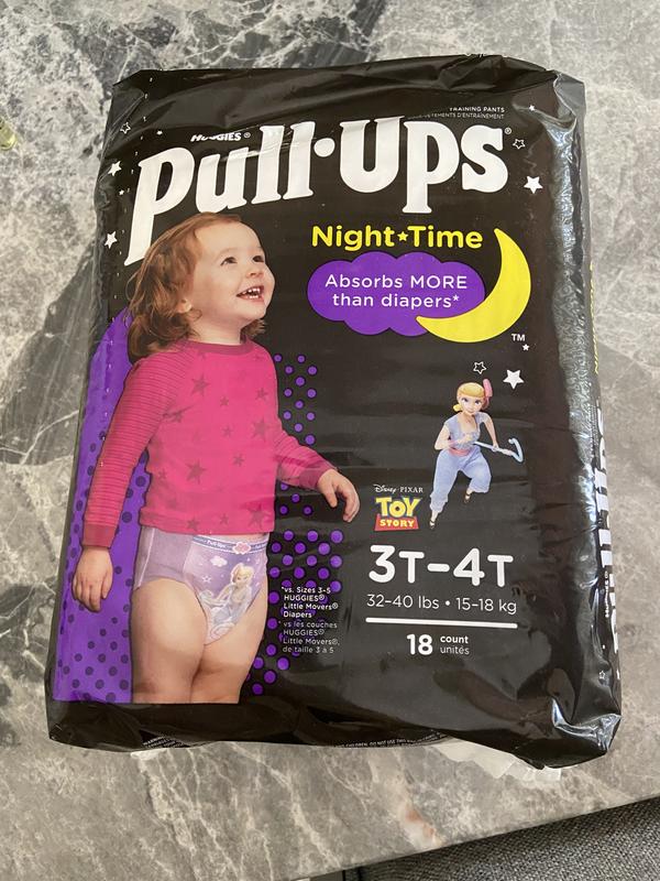 Huggies Girls' Potty Training Pants, 3T-4T (32-40 lbs), 66 Count