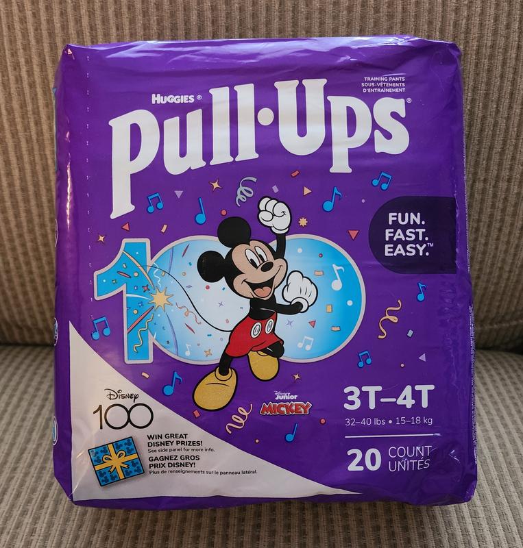 Huggies Pull-Ups Disney Junior Mickey Boys Training Pants 4T-5T, 38-50 lbs.  17Ct