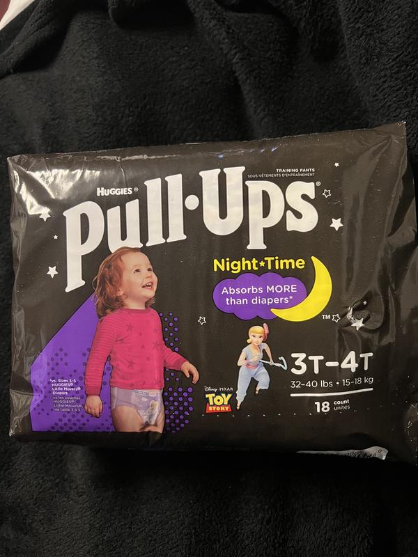  Pull-Ups Boys' Night-Time Potty Training Pants, Training  Underwear, 3T-4T (32-40 lbs), 60 Ct : Baby
