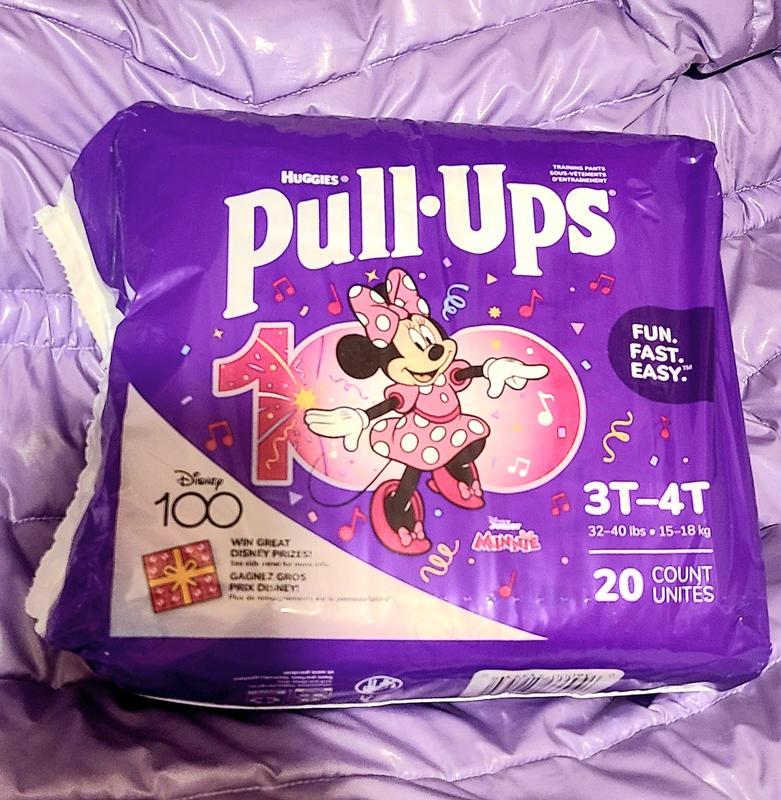 Huggies Pull-Ups Disney Junior Minnie 4T-5T Training Pants Girls 38-50 lbs  - 56 ct box