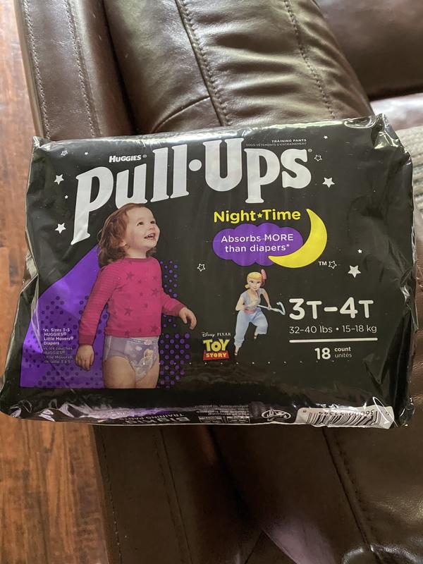 Girls' Night-Time Potty Training Pants, 2T-3T, 68 units – Pull-Ups