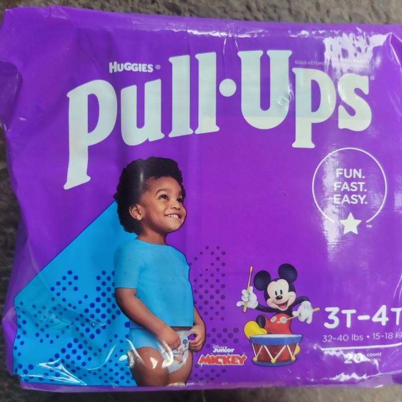 Huggies Pull-Ups Girls' Potty Training Pants, 3T-4T (32-40 lbs), 92 Count -  92 ea