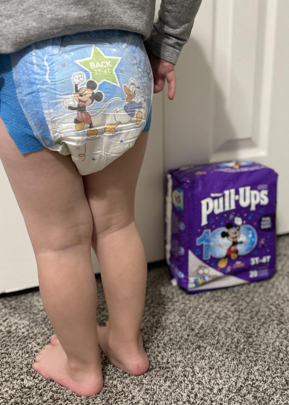 4 Huggies Pull-ups 4t-5t Size 4t-5t made to fit 32 in waist easy