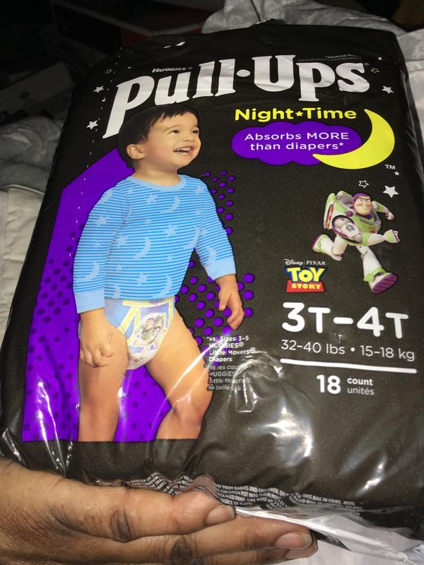 Pull-Ups Night-Time Boys' Potty Training Pants, 2T-3T (16-34 lbs