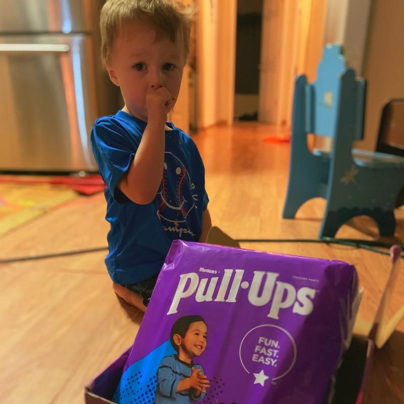 Pull-Ups Boys' Night-Time Potty Training Pants, 2T-3T (16-34 lbs), 68 Ct