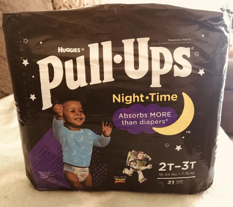 HUGGIES PULL UPS TRAINING PANTS NIGHT TIME DISNEY