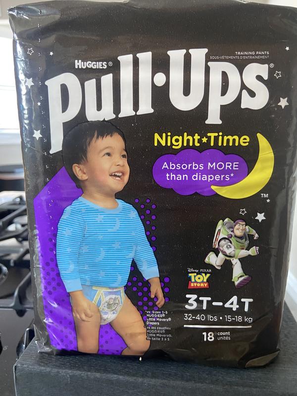 Pull-Ups Boys' Night-Time Potty Training Pants, 3T-4T (32-40 lbs