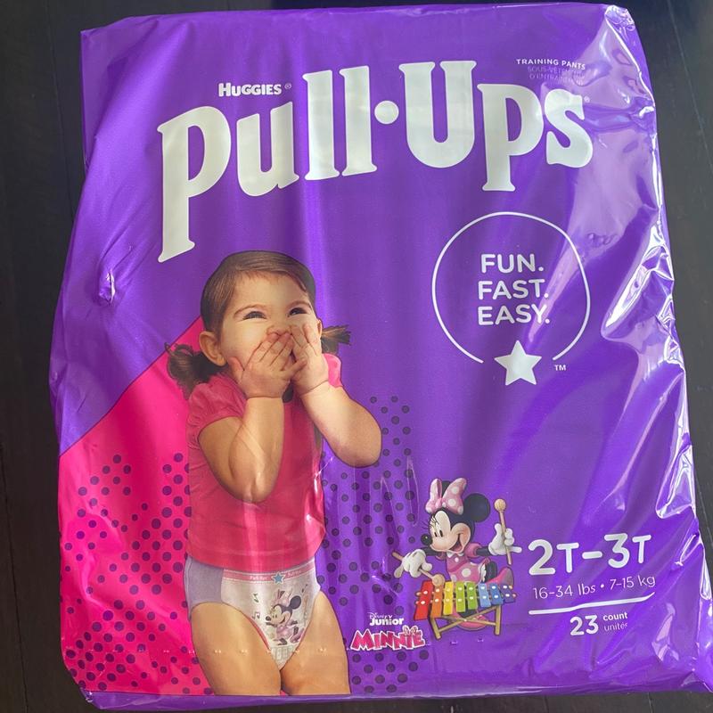 Pull-Ups Girls' Potty Training Pants, 2T-3T (16-34 lbs), 74 Count