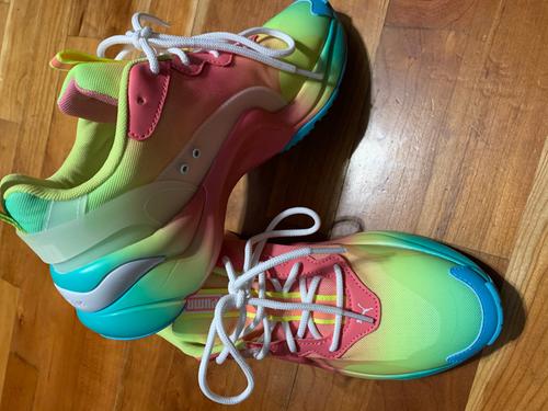 rise tie dye women's sneakers puma