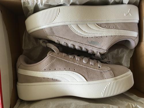 puma vikky stacked suede